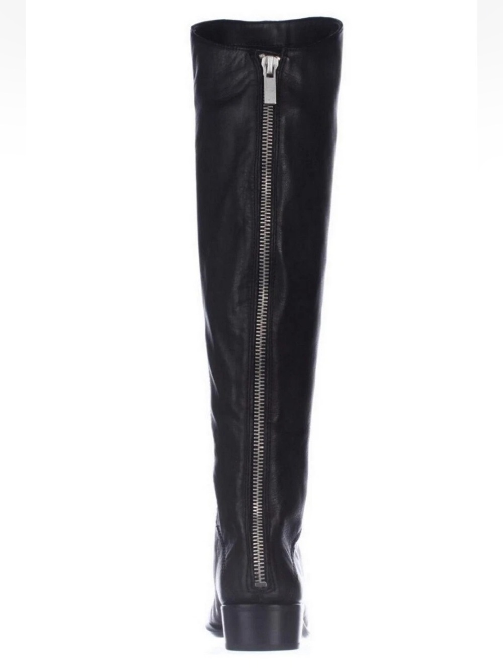 Dolce Vita  Black Leather Over The Knee Zip Boots size 8.5
